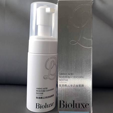 BIOLUXE氨基酸云朵洁面慕斯120ml(氨基酸洁面泡泡)清洁彩妆残留物、用后皮肤清新/丝滑/柔润